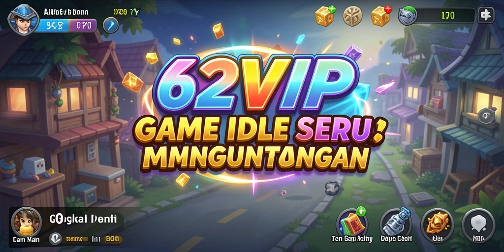 Tampilan gameplay menarik dari 62VIP saat mengumpulkan sumber daya.