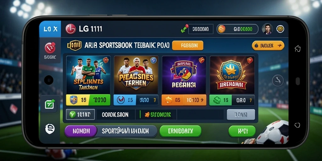 Tampilan gameplay taruhan olahraga yang menarik dalam LG111.