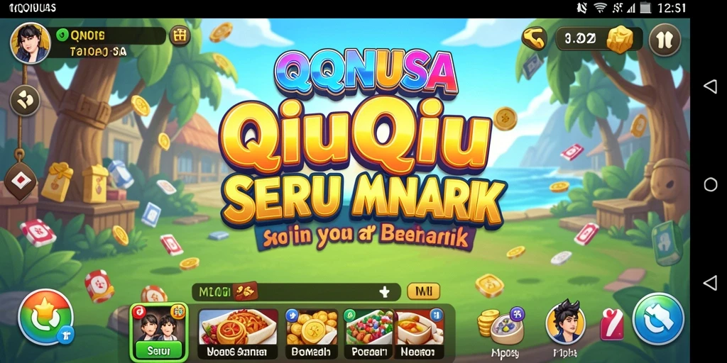 Gameplay seru QiuQiu di QQNUSA yang menantang