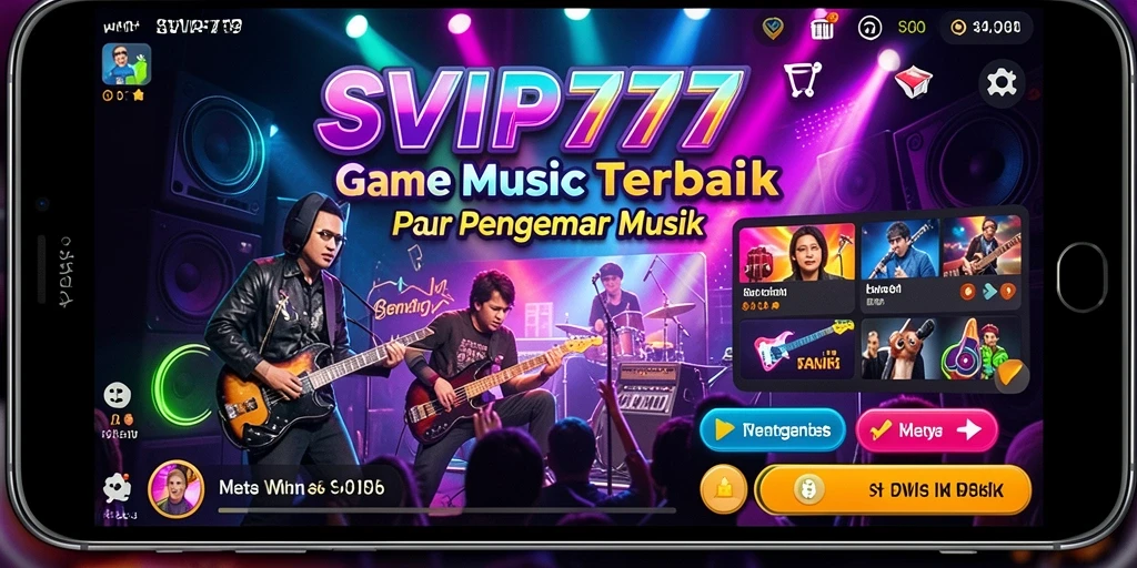 Tampilan gameplay SVIP777 dengan pengalaman musik yang seru.