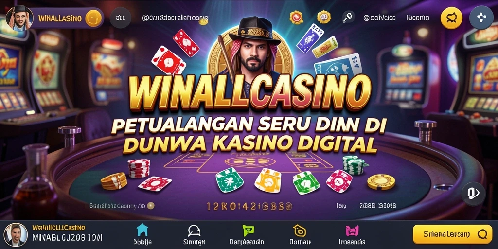 Tampilan gameplay seru di dunia kasino yang penuh petualangan.